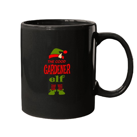 GARDENER Elf Good Christmas Matching Pajama Party Mugs