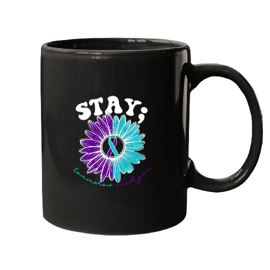 988 suicides Prevention Stay Tomorrow Needs You Mental Health Mugs