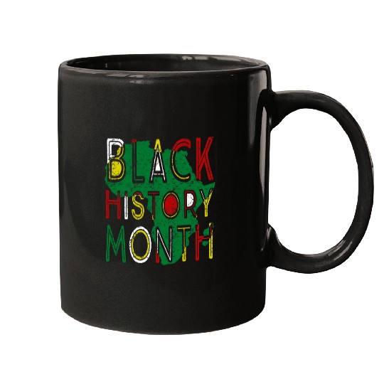 Black History Month African American Country Art Mugs