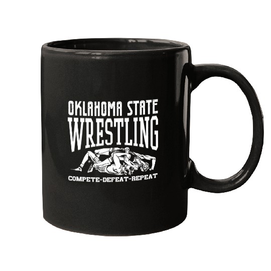 Oklahoma State Wrestling Complete Defeat Repeat Wrestler Mugs
