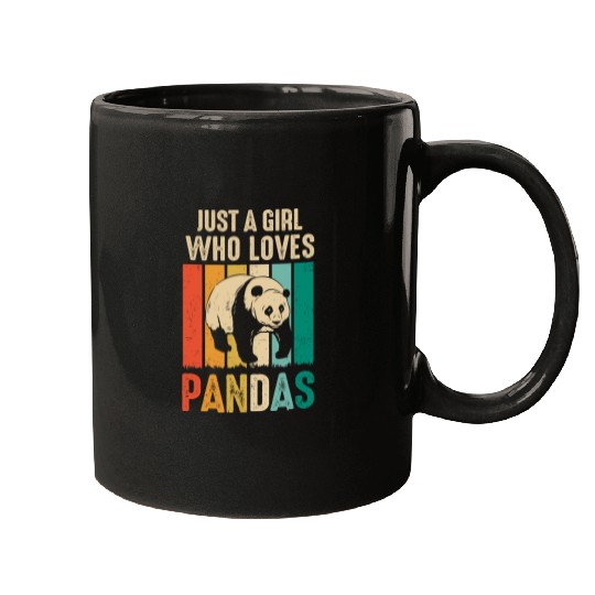 Funny Bear Funny Panda Design For Girls Women Panda Bear Animal Lovers 2 Cute Bears Mugs