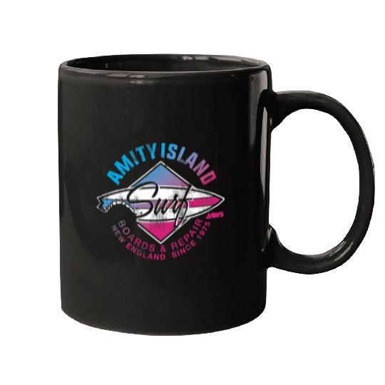 Surf Life Jaws Amity Island New englands Surf Shop Since Mugs