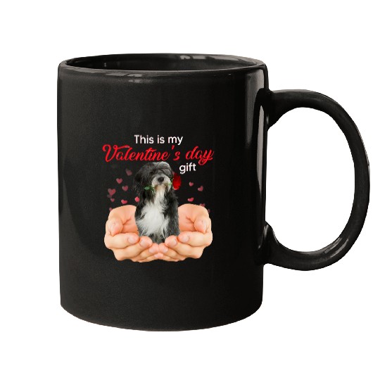 Cute Tibetan Terrier This Is My Valentines Day Pajama Mugs
