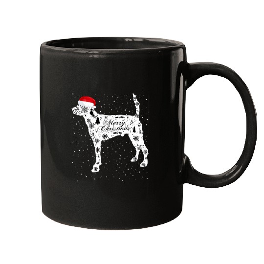 Merry xmass English Foxhound Dog Christmas Mugs
