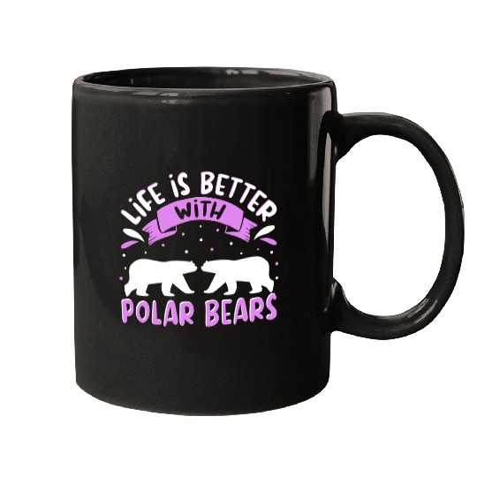 Funny Bear Polar Bear Quote Cool Polar Bears Apparel for Women Girls 22 Cute Bears Mugs
