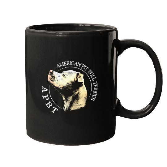 Dog American Pit Bull Terrier 49 paw Mugs