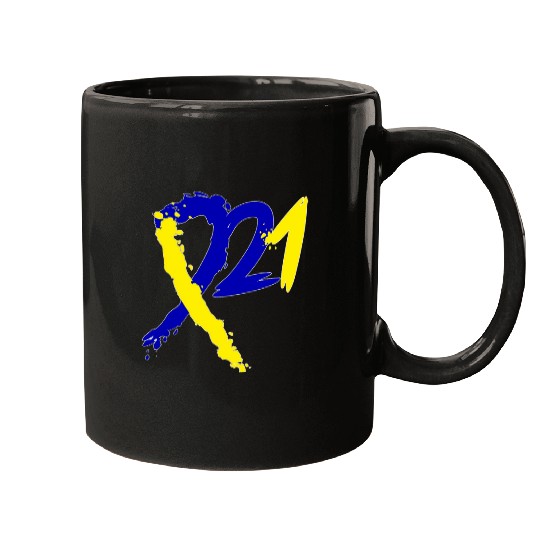 Chromosomes 21 Down Syndromes Gear World Down Syndromes Day Mugs