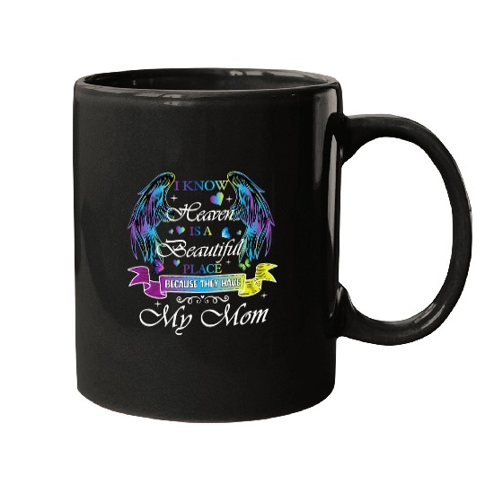 Mom in Heaven Memorial Day Mom Mugs