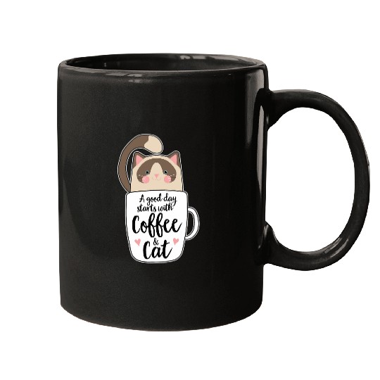 Funny Ragdoll Cat Art Coffee Mug Cat Lover Gifts Mugs