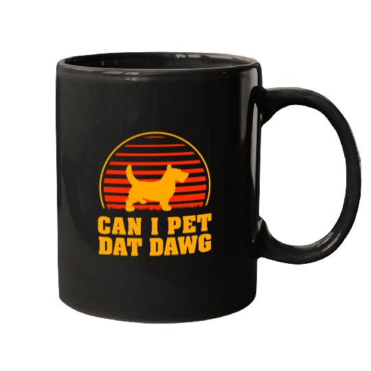 Dog Scottish Terrier Can I Pet Dat Dawg Scottie Dog Lover Scottish Terrier Pets Mugs