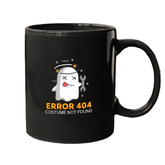 Error 404 Costume Not Found Lazy Halloween Costume Coding Mugs