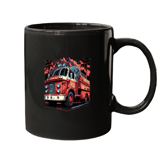 Fireman Firefighter Volunteer Firefighter fires Rescue Firetruck Firefighting 1 Firemen Mugs