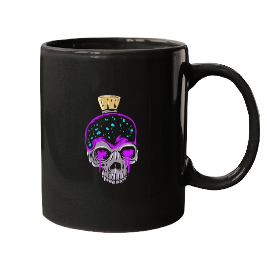 Pastel Gothic Death Poison Bottle Halloween Grunge Emo Punk 728 Mugs