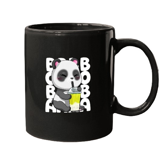 Funny Bear Bubble Tea Panda Boba Kawaii Japanese Anime Bear Milk Tea Cute Bears Mugs