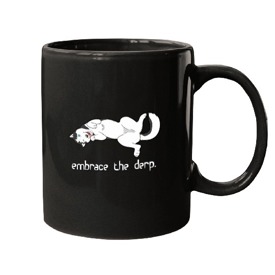 Husky Gift Embrace The Derp Mugs