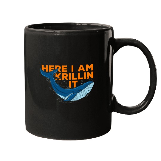 Here I Am Krillin It Fun Quotes Icons Matching Saying Slogan Mugs