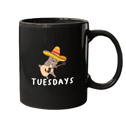 Cat Taco Tuesday Funny Mugs