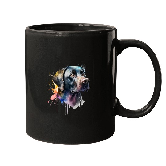 Funny Labrador Lab Dog Black Lab Black Labrador Retriever Puppy Dog Mom Animal 38 Mugs