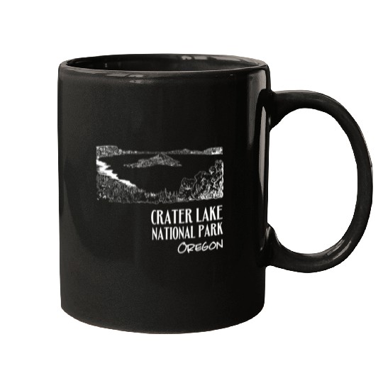 Crater Lake National Park Oregon Cascade Mountains Souvenir Mugs