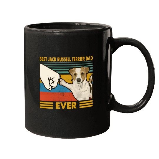 Dog Jack Russell bests Jack Russell Terrier Dad Ever 11 paws Mugs