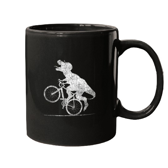 Funny TRexs Mountain Bikes Gift Men Women Cool Bicycle Rider 3 Mugs