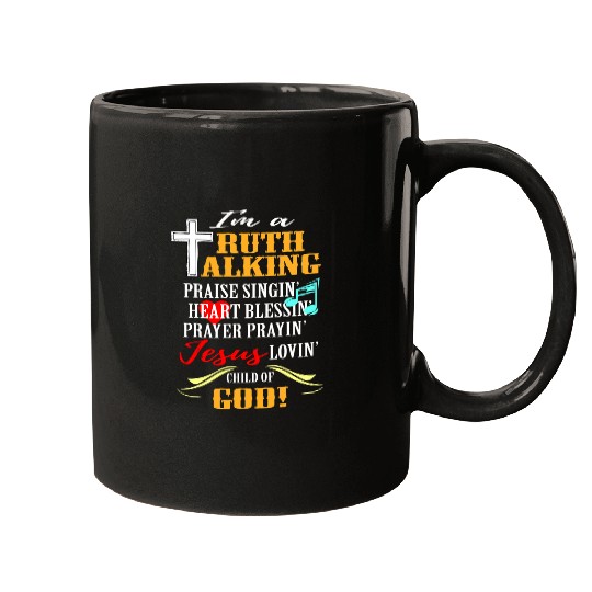 Christian Truth Praise Blessing Pray Child of God Christian apparel C Christ Mugs