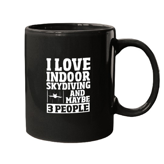 Skydiving Gift Indoor Skydiver Body Flying Bodyflight Indoor Skydiving Mugs