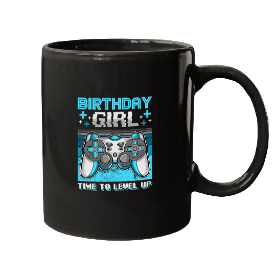 Game Gaming Birthday Girl Time To Level Up Video Game Birthday Party 60 Gamer Loving Game Mugs