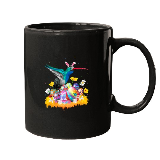 Funny Easter Egg Lover Cute Hummingbird Easter Sunday Mugs