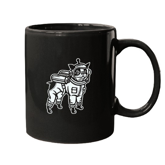 CSA ARCHIVE SPACE BOSTON TERRIER Graphic Mugs