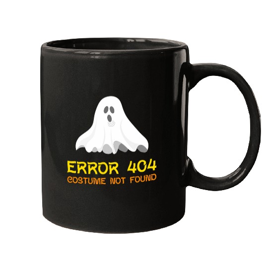 Halloween Error 404 Costume Not Found Mugs