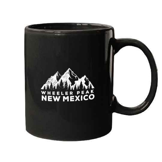 Climbing Climber Wheeler Peak New Mexico Climbing and Hiking Mountain Climb Mugs