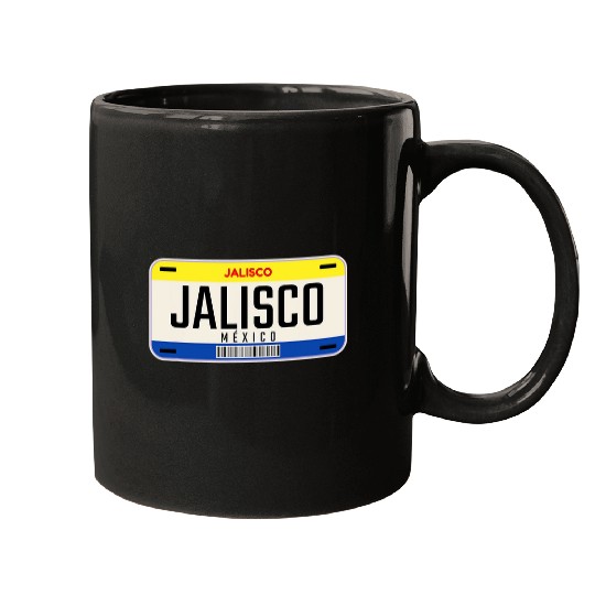 Car Number Plate City Region Jalisco Mugs