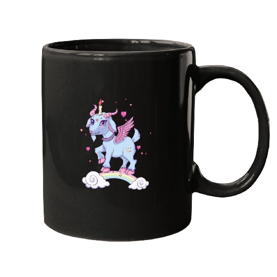 Funny Goats Pastel Goth Creepy Baphomet Satanist Goats Kawaii Emo Nu Goth 41 Mugs