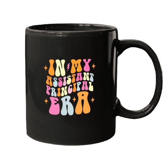 Groovy In My Assistant Principal Era Job Title School Worker 9 Mugs