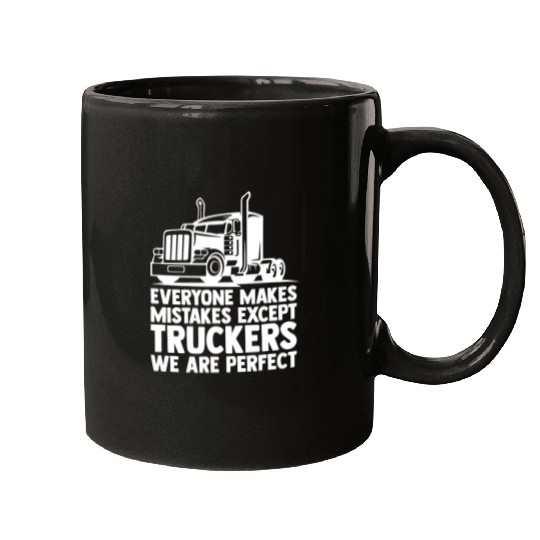 Trucker Big Rig SemiTrailer Truck Driver Funny Trucker 33 Mugs