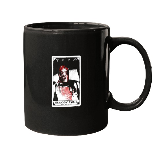 Skeletons Skulls American Horror Story Asylum Bloody Face Tarot Skull Mugs