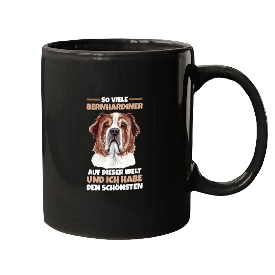 St Bernard Dog Friends Mugs