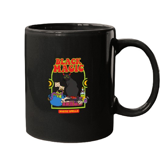 Black Magic 2Mystic Spells 2Cat Mugs
