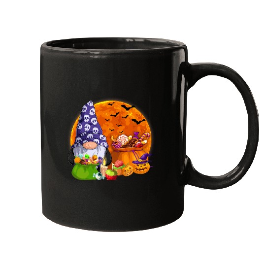 Gnome Witch Halloween Costume Pumpkin Autumn Fall Holiday 61 Mugs