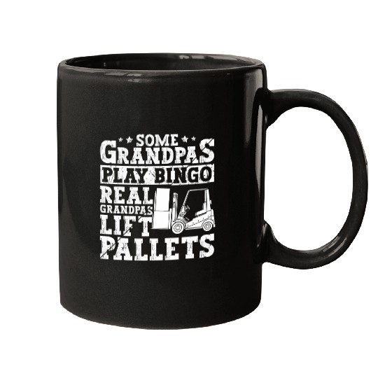 Certified Forklift Operator Forklift Driver for Grandpa 1 Mugs