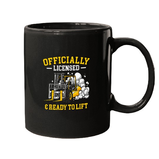 Forklift Operator Design for Warehouse Worker Mugs