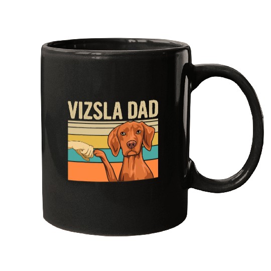 Dog Vizsla Mens Magyar Vizsla Design for your Vizsla Dad Mugs