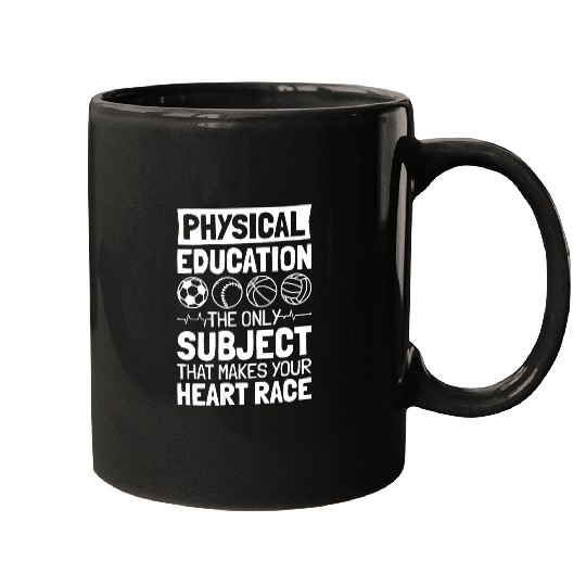 Physical Education Design for PE School Teacher and Student Mugs