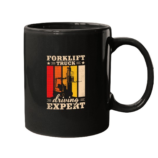 Forklift Truck Driving Expert Forklift Operator Mugs