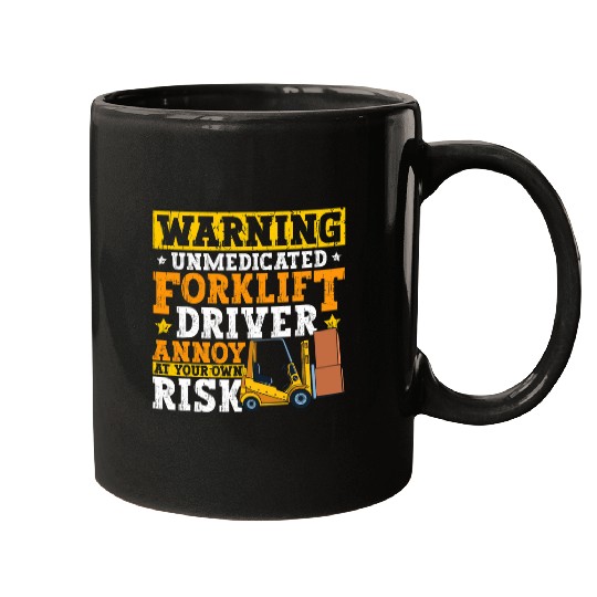 Certified Forklift Operator Forklift Driver Quote Warehouse 25 Mugs