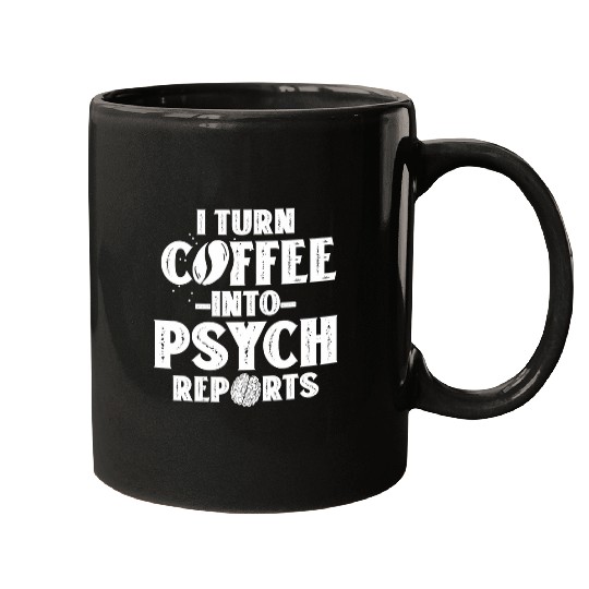 Coffee Lover Psychologist Brain Scientist Funny Psychology Mugs