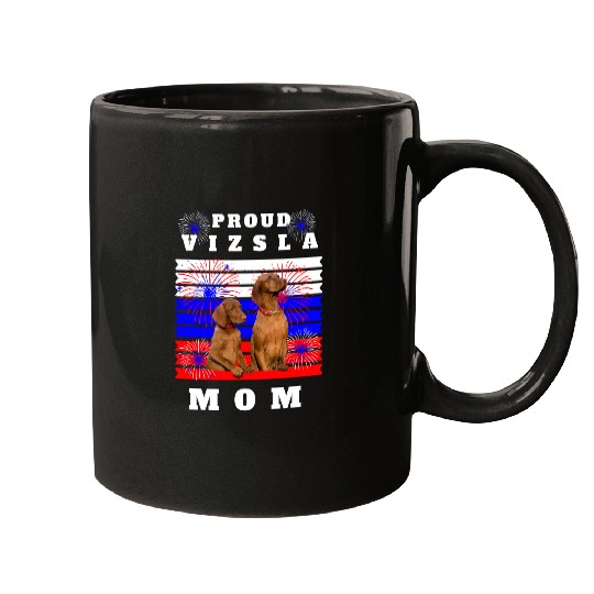 Dog Vizsla Mom For Vizsla Lovers Mugs