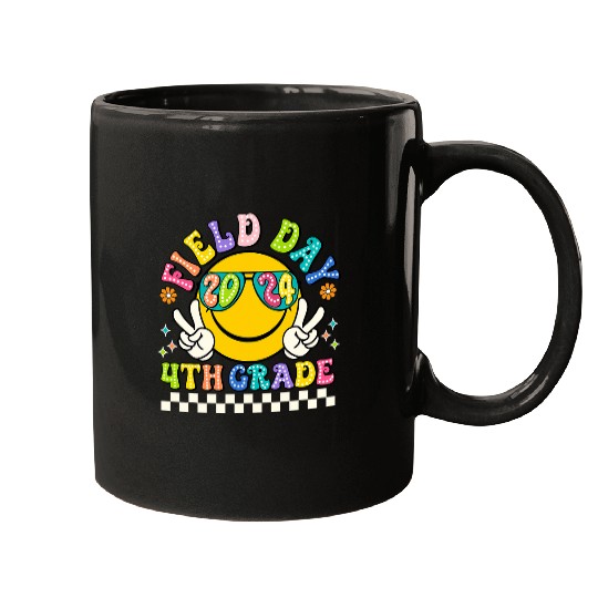 Field Day 2024 4th Fourth Grade Field Trip Teacher Student Mugs