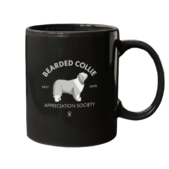 Bearded Collie Appreciation Society Cute Dog Mugs
